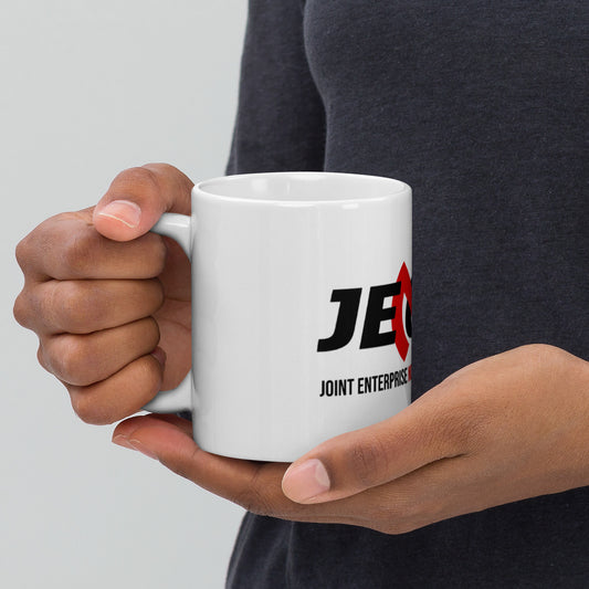 JENGbA White glossy mug